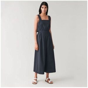 COS Navy Wide-Leg Jumpsuit